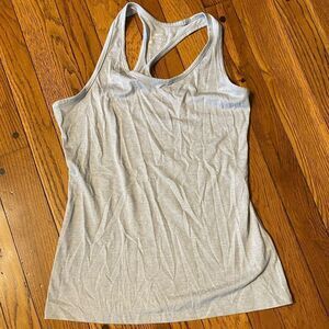 Nike dri-fit grey racerback workout running tank top